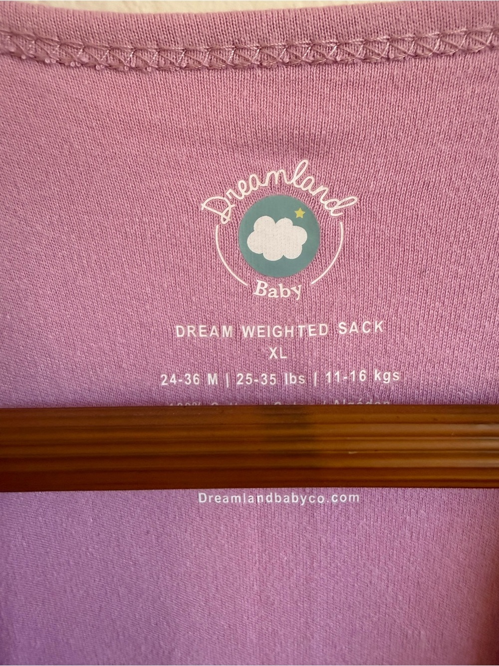 Dreamland Baby Dream Weighted Sleep Sack 24-36 Months XL - Picture 4 of 7